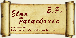 Elma Palačković vizit kartica